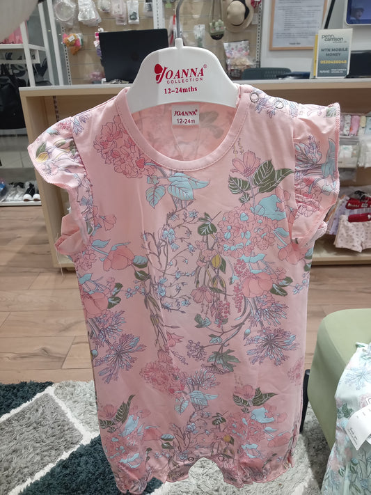 GIRL'S NEW BORN BABY ONESIE